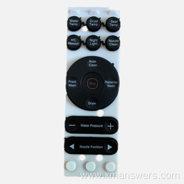 Custom backlit illuminated keypad silicone rubber button pad